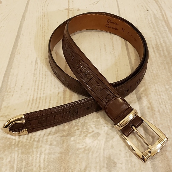 mezlan crocodile belt